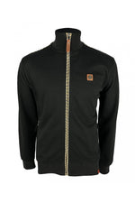 Load image into Gallery viewer, TROJAN Houndstooth Trim Track Top TR/8853 Black - Raw Menswear
