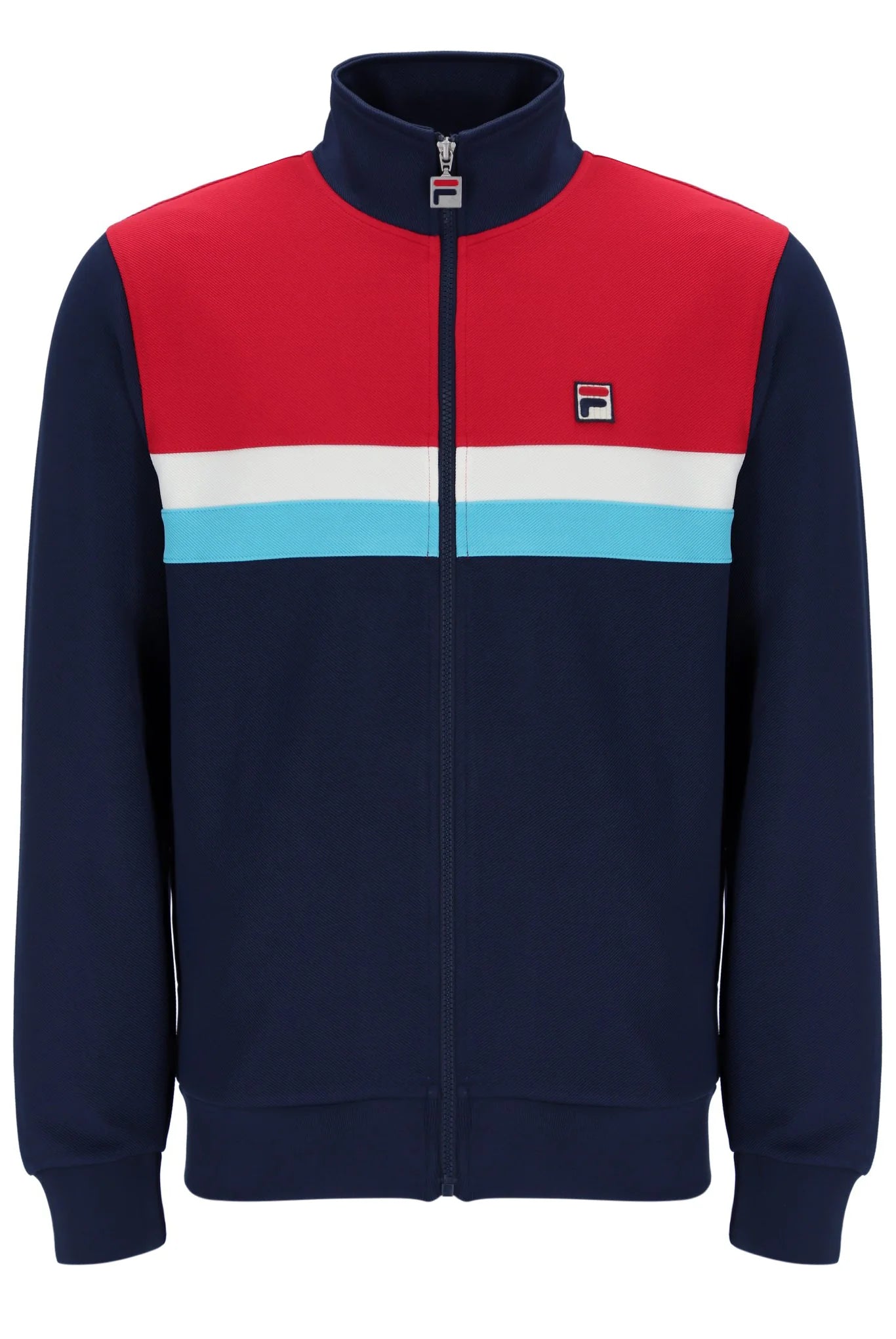 FILA Didier Colour Block Track Jacket Navy Red White Blue Raw Menswear Raw Menswear