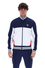 Lade das Bild in den Galerie-Viewer, FILA Tiebreaker Funnel Neck Track Top Jacket Navy/Red/White - 580
