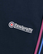 Load image into Gallery viewer, Lambretta Twin Tipped Polo Navy (Hydrangea/Red Violet) - Raw Menswear
