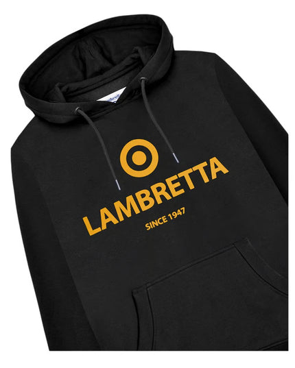 Lambretta Brand Target Hoodie Black/Gold