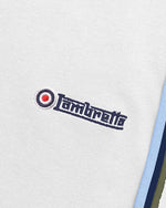 Load image into Gallery viewer, Lambretta Triple Tipped Polo Top White(Khaki/Navy/Sky) - Raw Menswear

