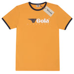 Carica l&#39;immagine nel visualizzatore di Gallery, Gola Classic Printed Logo Ringer Tee Gold - Raw Menswear
