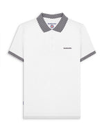 Carica l&#39;immagine nel visualizzatore di Gallery, Lambretta Two Tone Polo White - Raw Menswear
