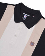 Charger l&#39;image dans la galerie, Lambretta Vintage Panel Polo Black - Raw Menswear
