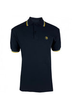 Load image into Gallery viewer, TROJAN Twin Tipped Textured Polo TC/1038 Navy - Raw Menswear
