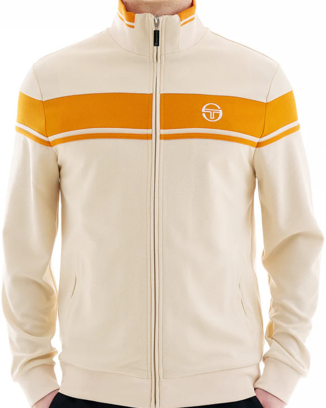 Sergio Tacchini Damarindo Track Top Sandshell/Orange Pepper