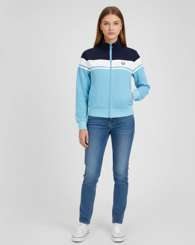 Women's ST Miss Damarindo Track Top Maritime Blue/Gardenia/Milky Blue - 587