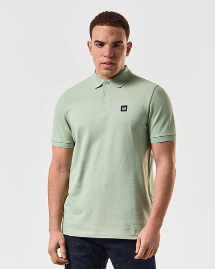 Weekend Offender Caneiros Polo Shirt Pale Moss Green - Raw Menswear