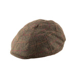 Load image into Gallery viewer, Tommy Tweed Baker Boy Cap Green Box Check - Raw Menswear
