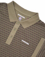 Carica l&#39;immagine nel visualizzatore di Gallery, Lambretta Geo Roundel Polo Lichen Green - Raw Menswear
