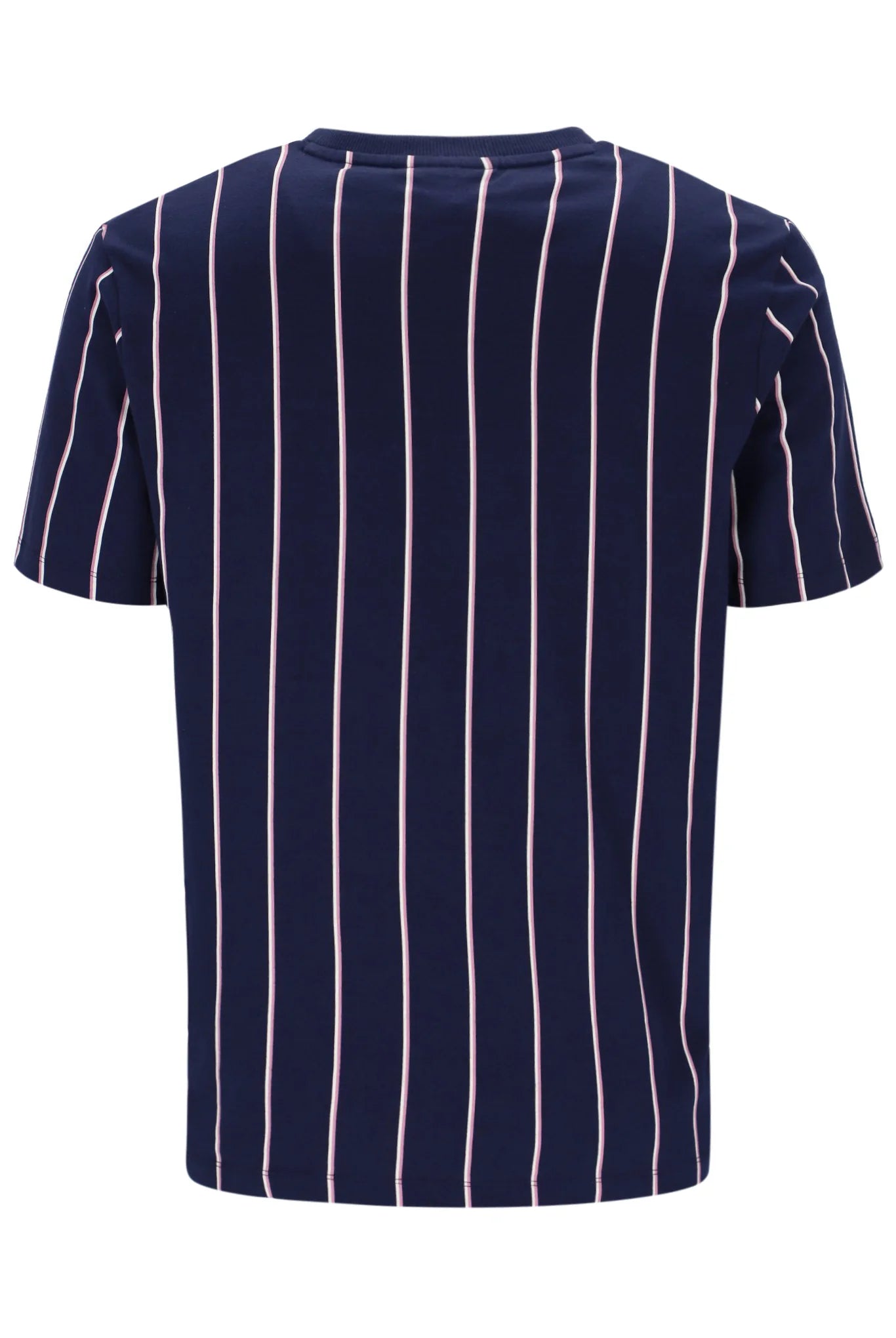 FILA Lee Pin Striped Tee Navy - Raw Menswear