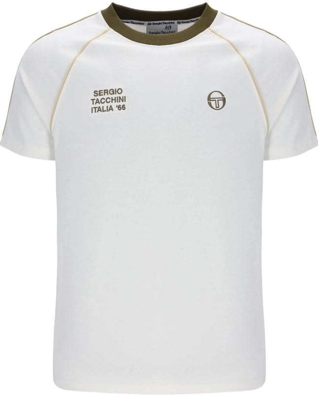 Sergio Tacchini Ghibli Davis Tee Gardenia/ Dark Olive