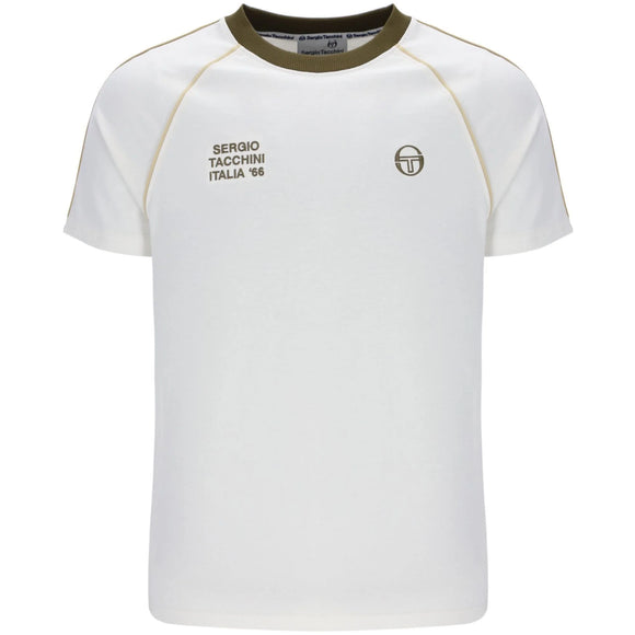 Sergio Tacchini Ghibli Davis Tee Gardenia/ Dark Olive