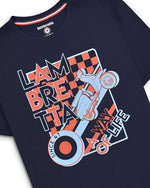 Load image into Gallery viewer, Lambretta Cover Tee Navy - Raw Menswear

