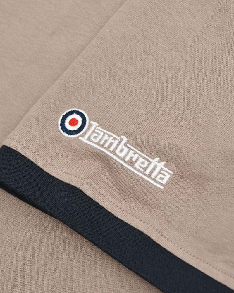 Lambretta Target Ringer Tee Cinder - Raw Menswear