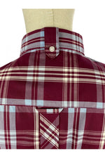 Load image into Gallery viewer, Trojan Check SS Shirt With Free Matching Pocket Square TC/1003 Port - Raw Menswear
