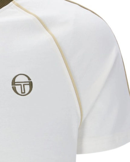 Sergio Tacchini Ghibli Davis Tee Gardenia/ Dark Olive