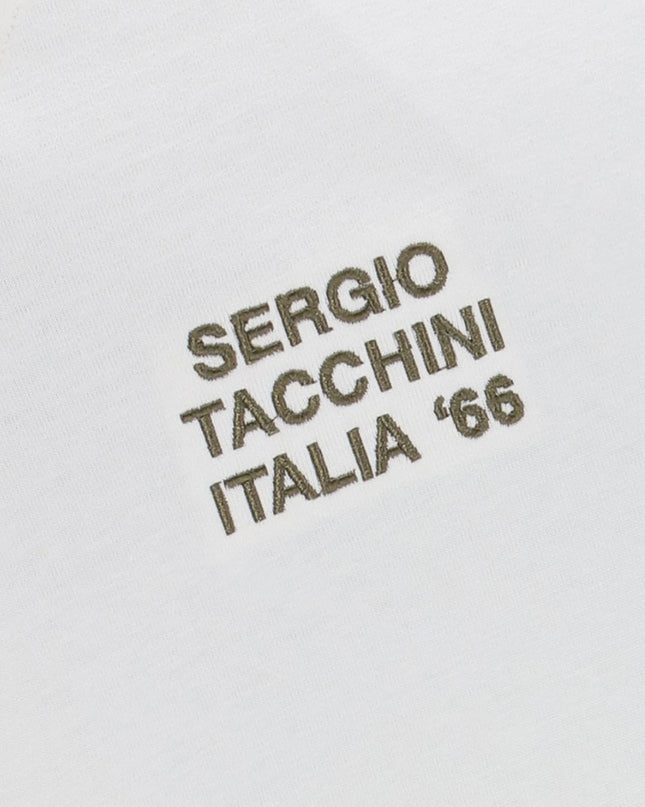 Sergio Tacchini Ghibli Davis Tee Gardenia/ Dark Olive