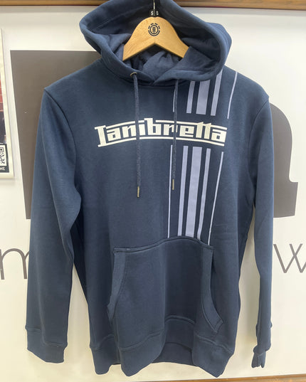 Lambretta Stripe Hoodie Navy - 488 Raw Menswear