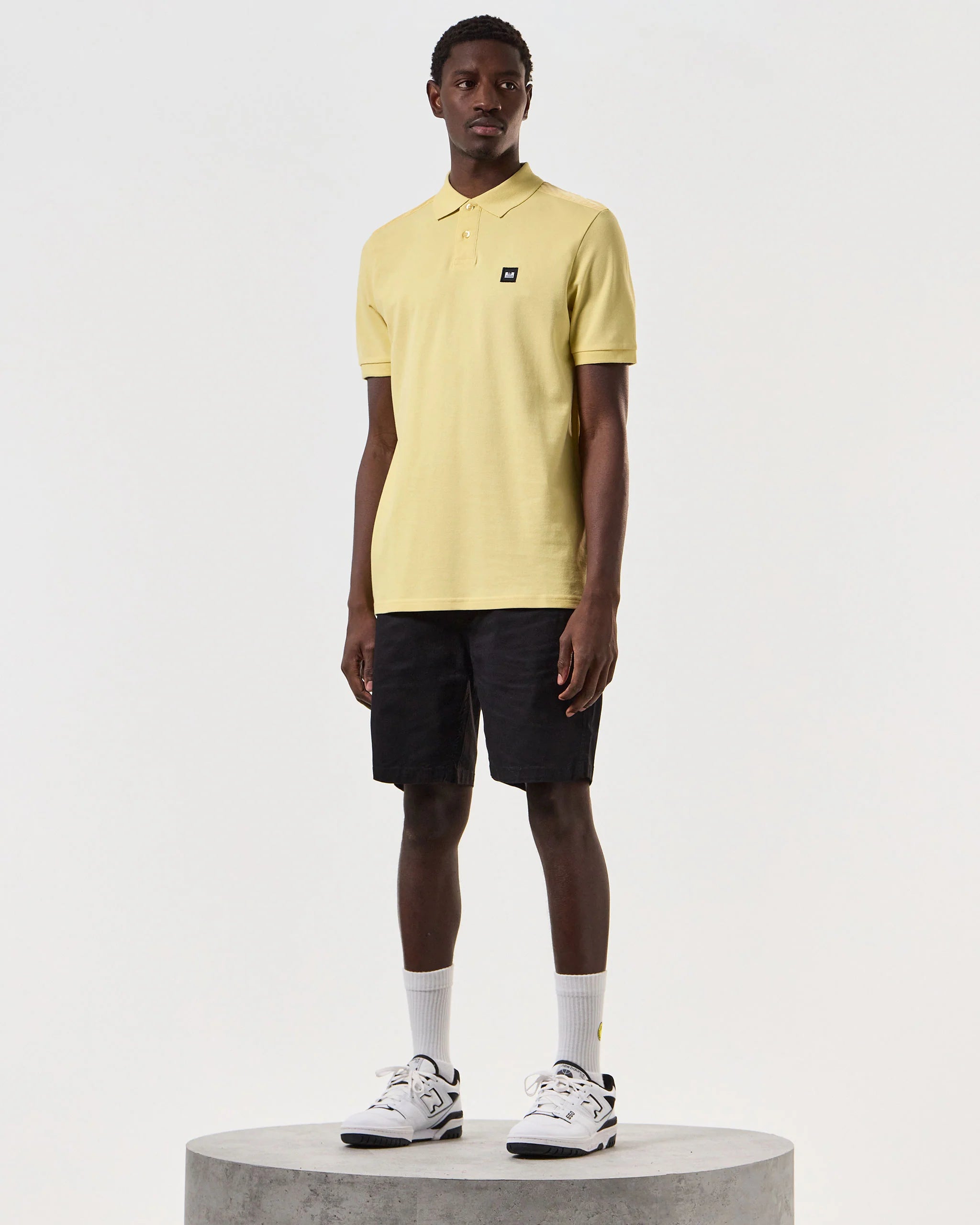 Weekend Offender Brant Polo Shirt Butter Yellow - Raw Menswear
