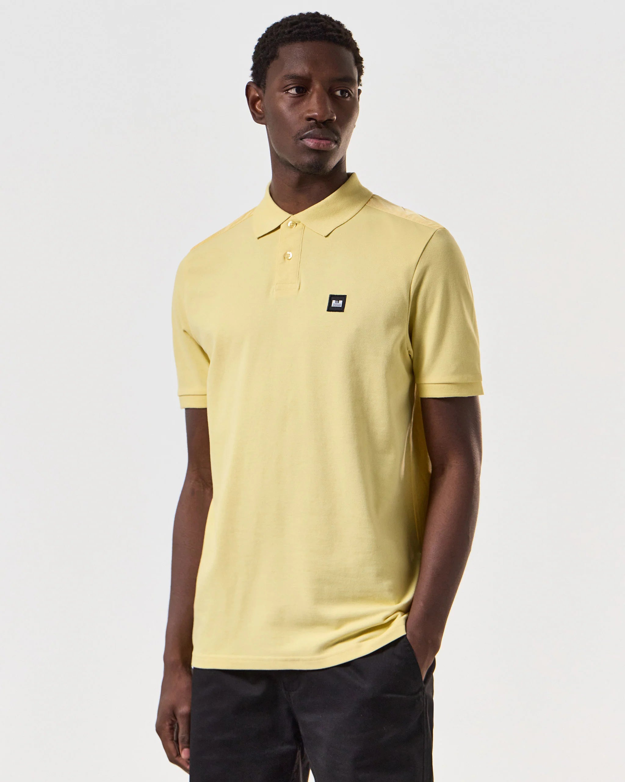 Weekend Offender Brant Polo Shirt Butter Yellow - Raw Menswear