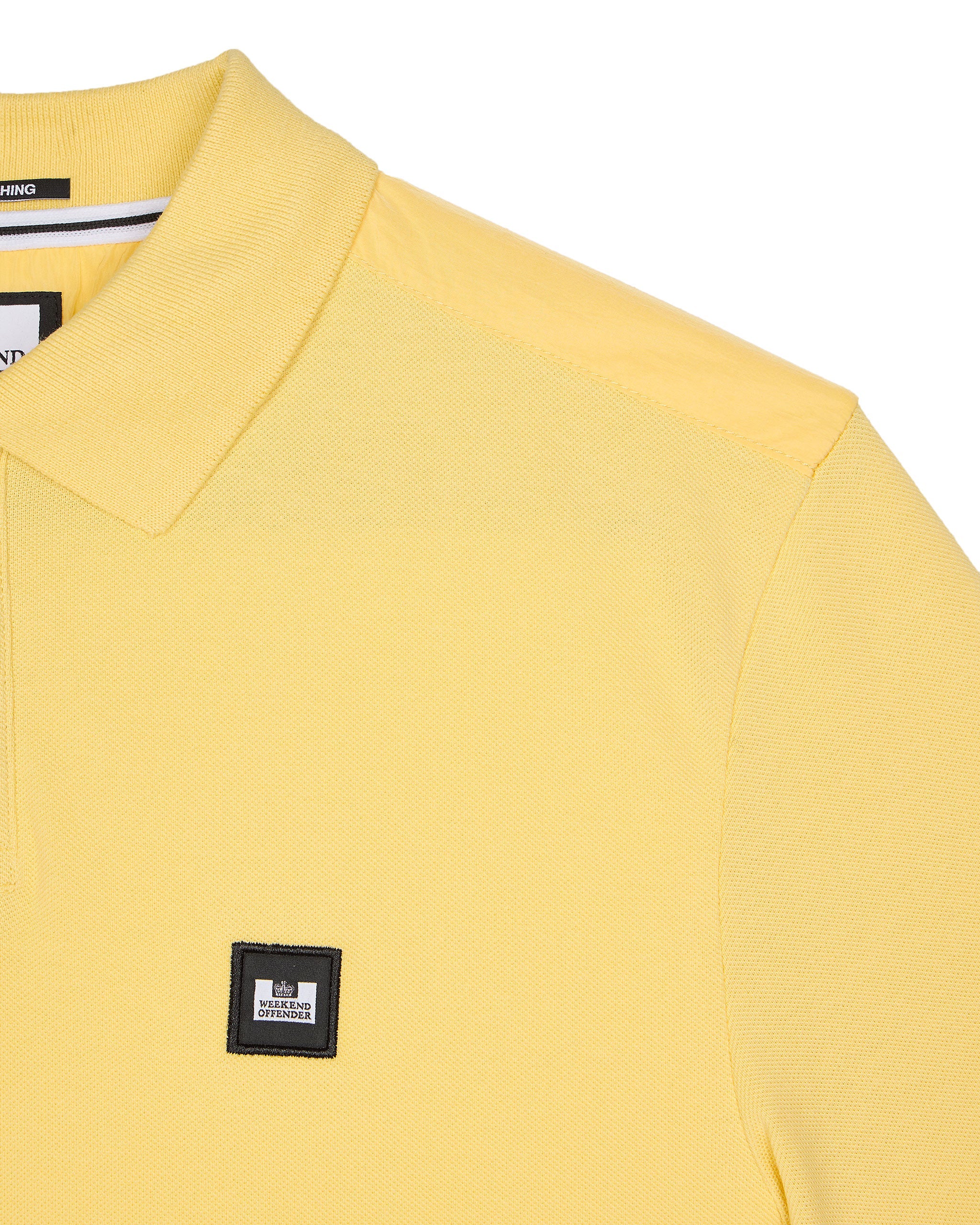 Weekend Offender Brant Polo Shirt Butter Yellow - Raw Menswear