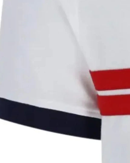 Sergio Tacchini Supermac Tee White/Maritime Blue/Red
