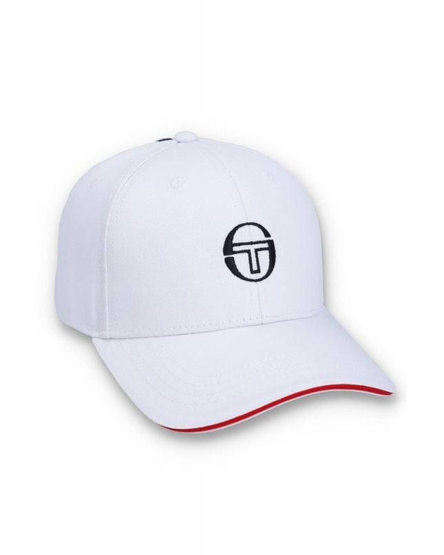 Sergio Tacchini Cortona Peaked Cap White/Maritime Blue 