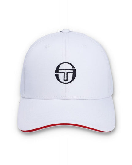 Sergio Tacchini Cortona Peaked Cap White/Maritime Blue 