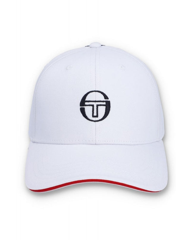 Sergio Tacchini Cortona Peaked Cap White/Maritime Blue 
