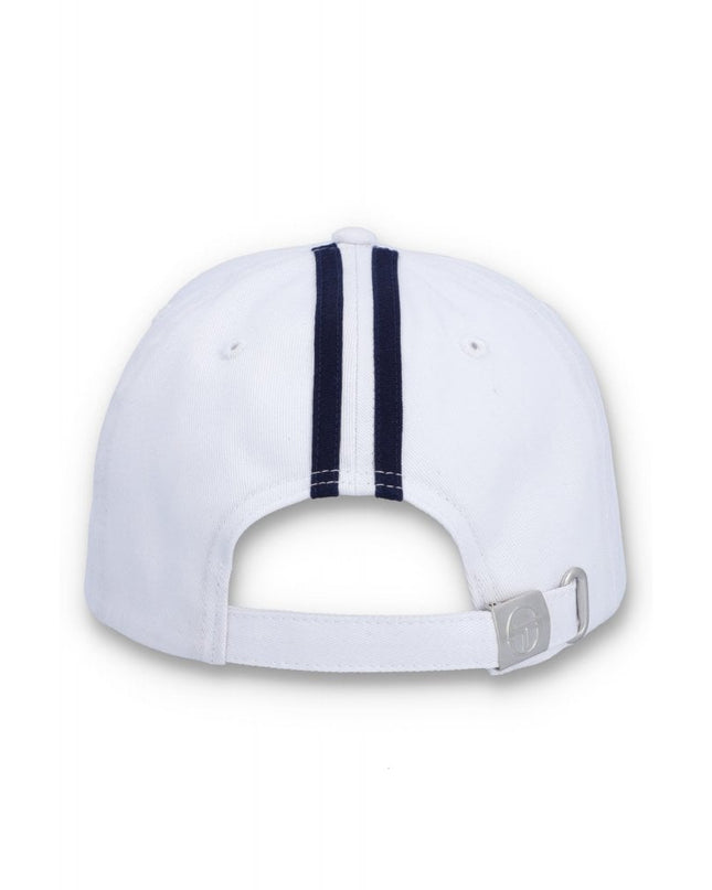 Sergio Tacchini Cortona Peaked Cap White/Maritime Blue 