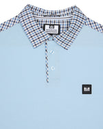 Load image into Gallery viewer, Weekend Offender Costa Polo Winter Sky / House Check - Raw Menswear

