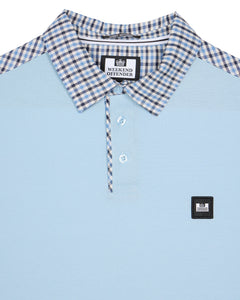 Weekend Offender Costa Polo Winter Sky / House Check - Raw Menswear