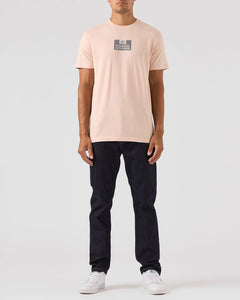 Weekend Offender Dygas Tee Peachy / House Check - Raw Menswear