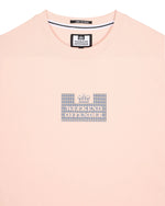 Load image into Gallery viewer, Weekend Offender Dygas Tee Peachy / House Check - Raw Menswear
