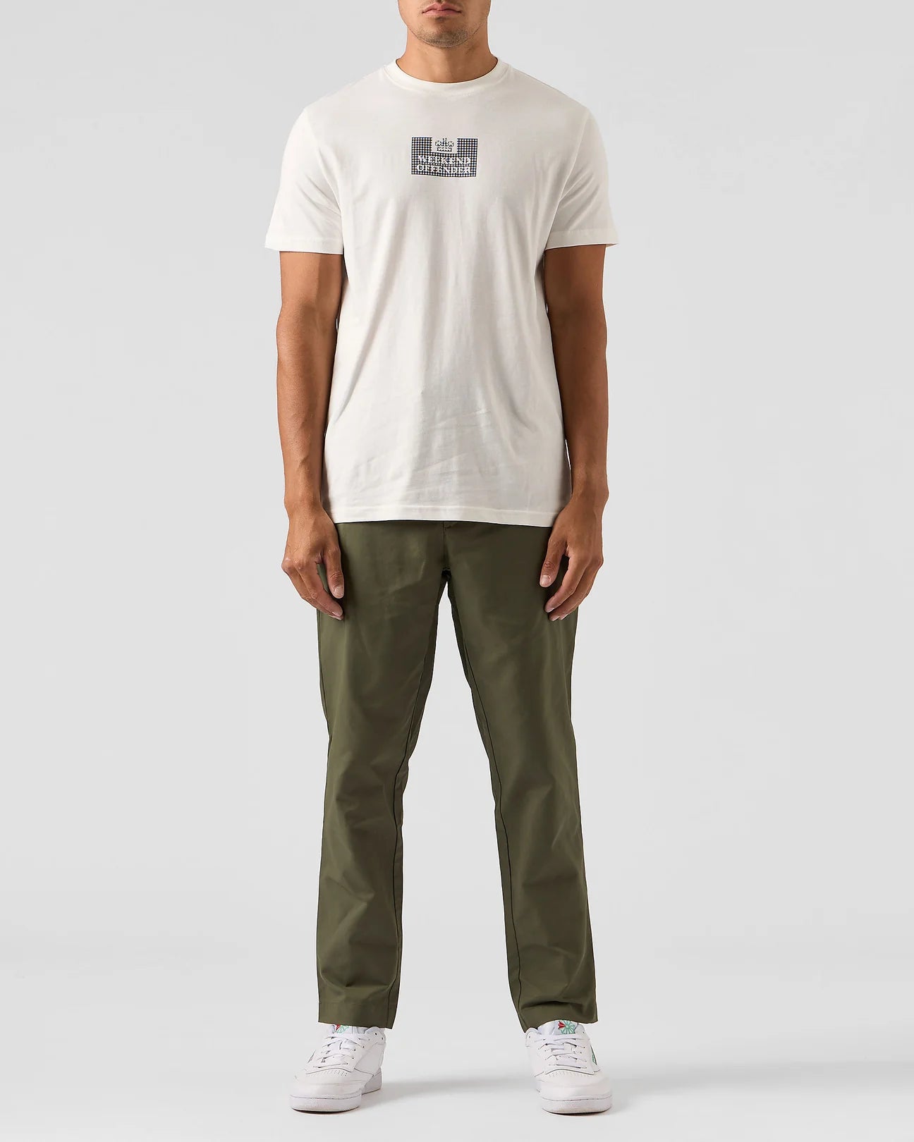 Weekend Offender Dygas Tee Winter White / House Check - Raw Menswear