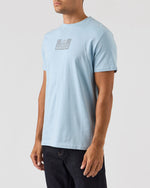 Load image into Gallery viewer, Weekend Offender Dygas Tee Winter Sky / House Check - Raw Menswear
