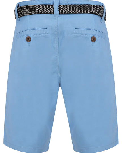 Tokyo Laundry Gustavo Cotton Chino Shorts Light Blue