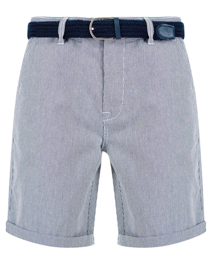Tokyo Laundry Blue/White Striped Shorts