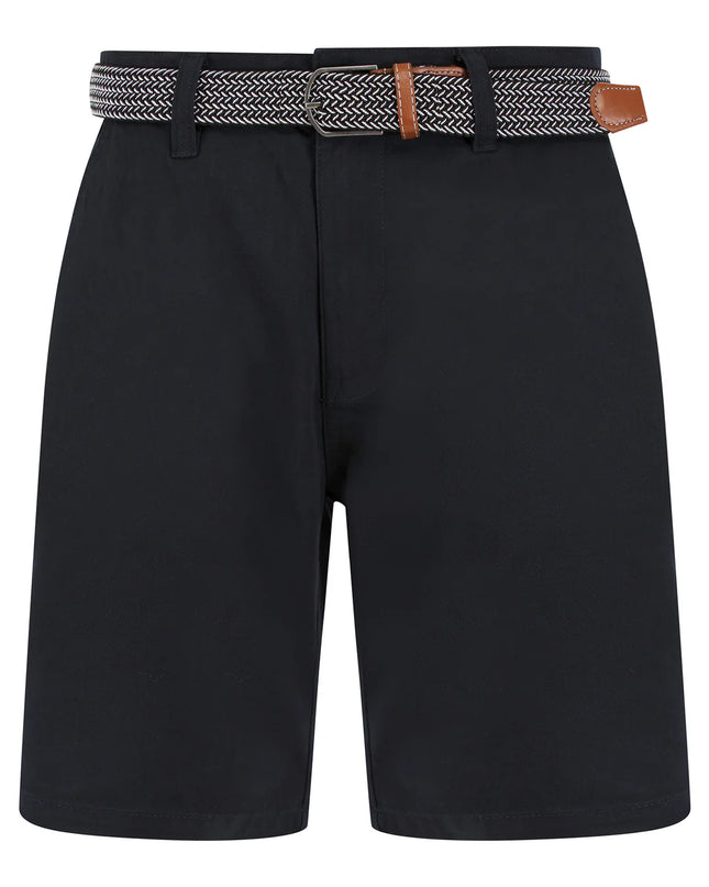Tokyo Laundry Gustavo Cotton Chino Shorts Navy
