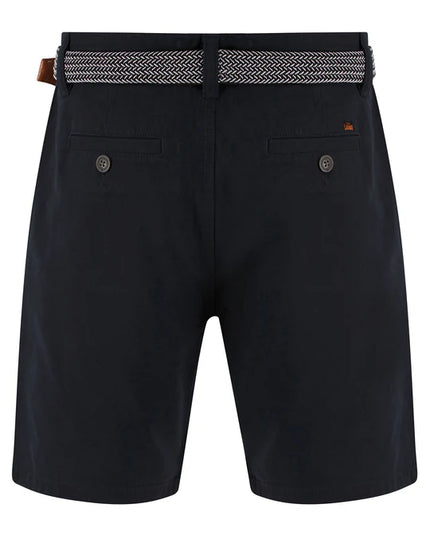 Tokyo Laundry Gustavo Cotton Chino Shorts Navy