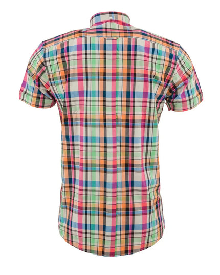 Relco Men's Multi Check SS Shirt - CK 61 
