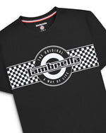 Charger l&#39;image dans la galerie, Lambretta Two Tone Logo Tee Black - Raw Menswear
