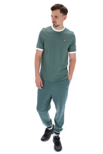 Load image into Gallery viewer, FILA Marconi Essential Ringer Tee Dark Forest Green - Raw Menswear
