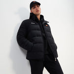 Load image into Gallery viewer, Ellesse Nebula Padded Puffer Jacket Black - Raw Menswear
