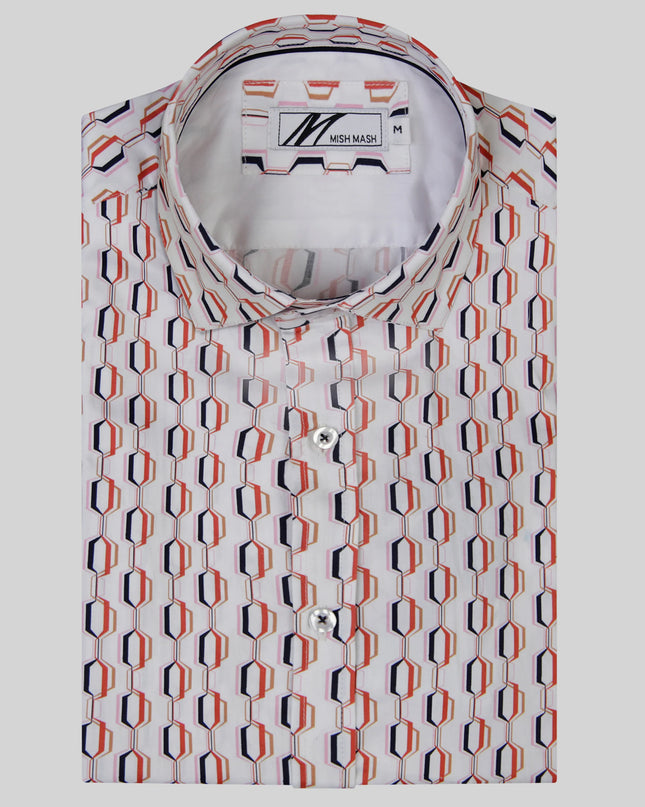 Mish Mash Florence S/S Shirt White - 043