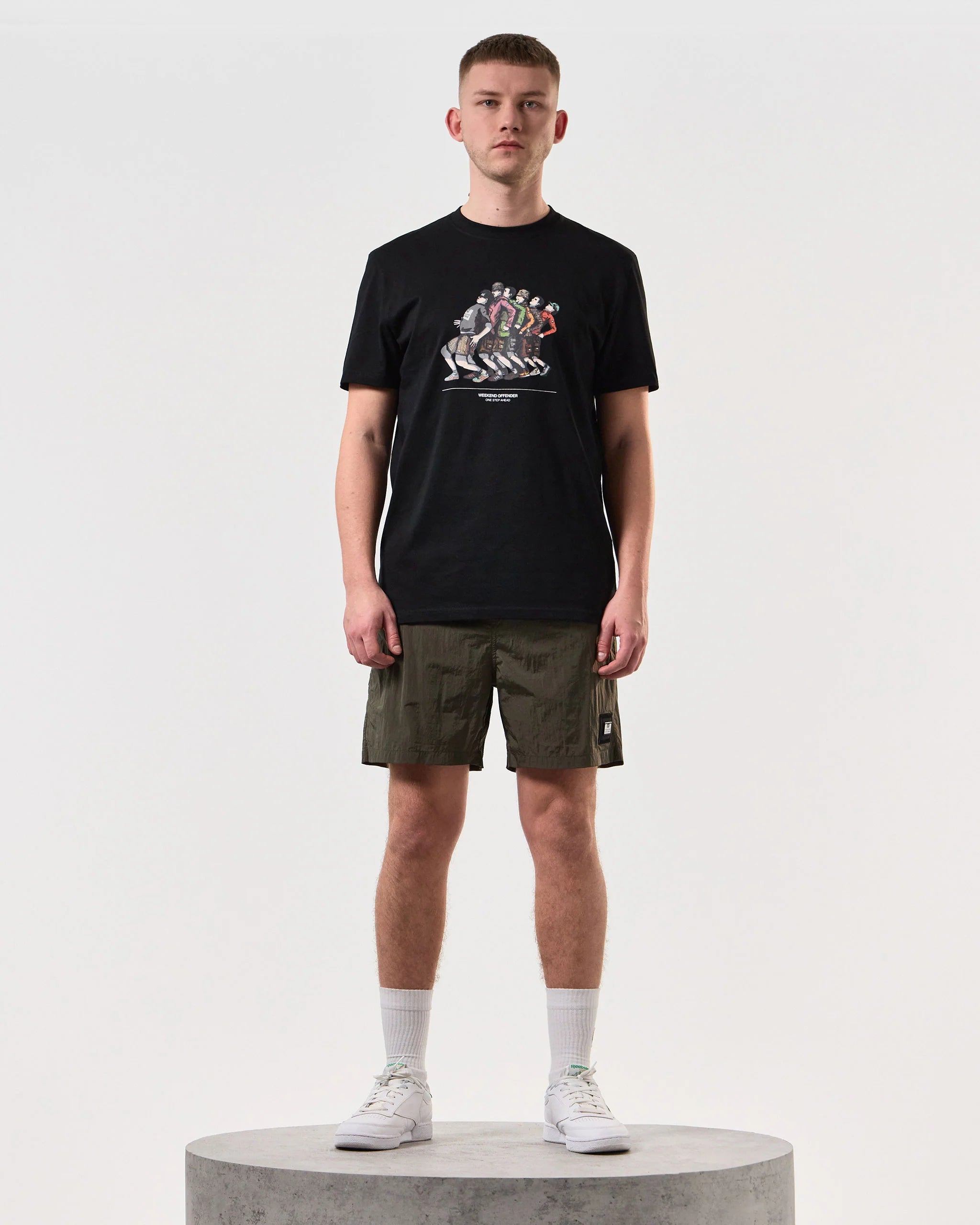Weekend Offender Madness Graphic Tee Black - Raw Menswear