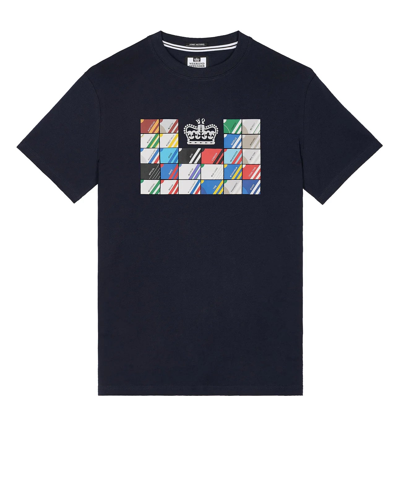 Weekend Offender Alpha Graphic Tee Navy - 287