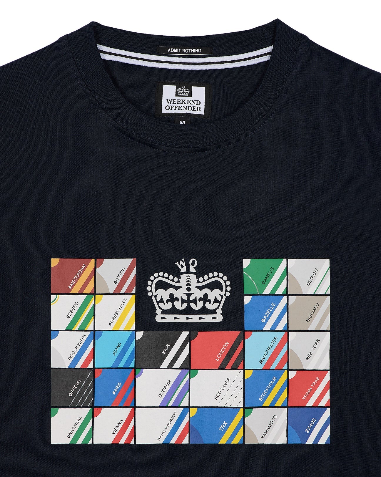 Weekend Offender Alpha Graphic Tee Navy - 287